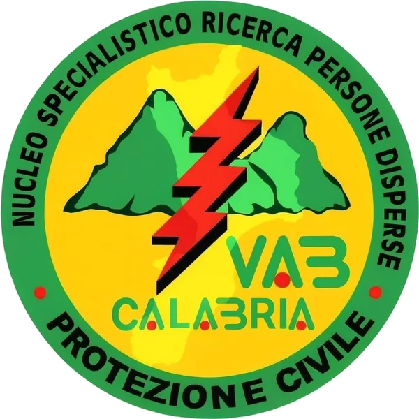 Stemma VAB Calabria, nucleo specialistico ricerca persone disperse